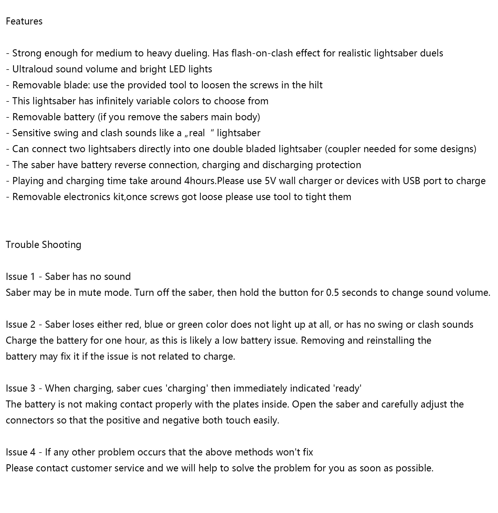 LGT Lightsaber -Luke Skywalker Force Heavy Dueling Light Saber Infinite Color Changing with 9 Sound Fonts Sensitive Smooth Swing