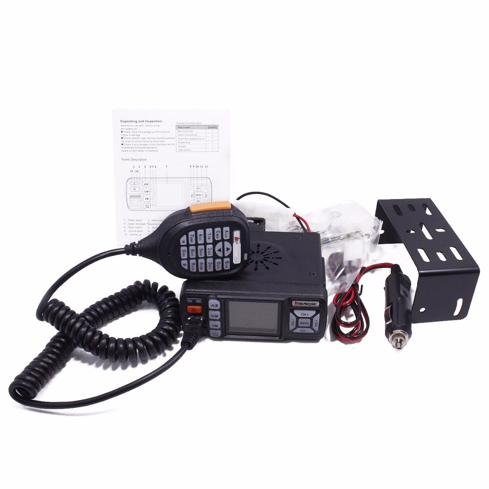 Baojie BJ-318 Car Radio Walkie Talkie Dual Band VHF UHF Mobile Radio 20/25W 10 km Two Way Radio 10KM Upgrade of BJ-218 Z218 Baojie BJ-318 Car Radio Walkie Talkie Dual Band VHF UHF Mobile Radio 20/25W 10 km Two Way Radio 10KM Upgrade of BJ-218 Z218