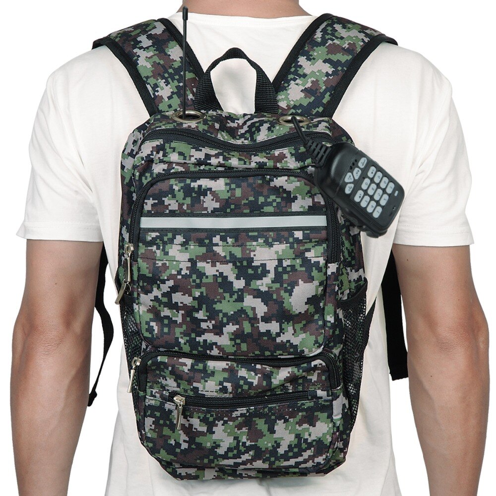 ABBREE  25W Backpack Packable FM VHF/UHF Dual Band ham Amateur Car Mobile Radio Transceivers 12000 battery