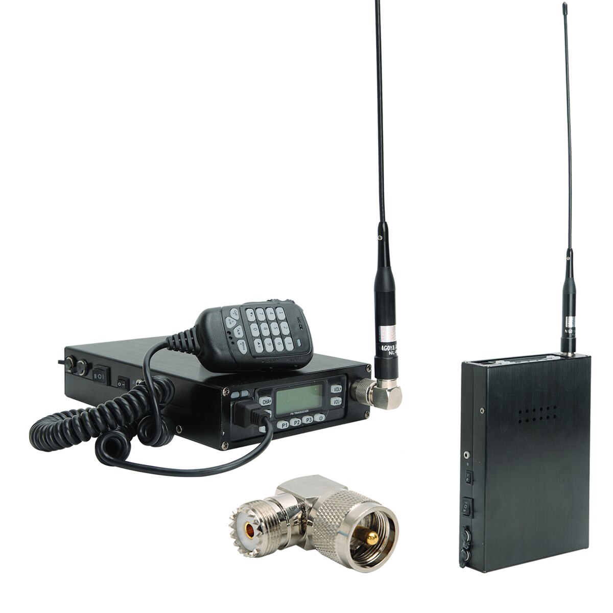 ABBREE 25W Backpack Packable FM VHF/UHF Dual Band ham Amateur Car ...