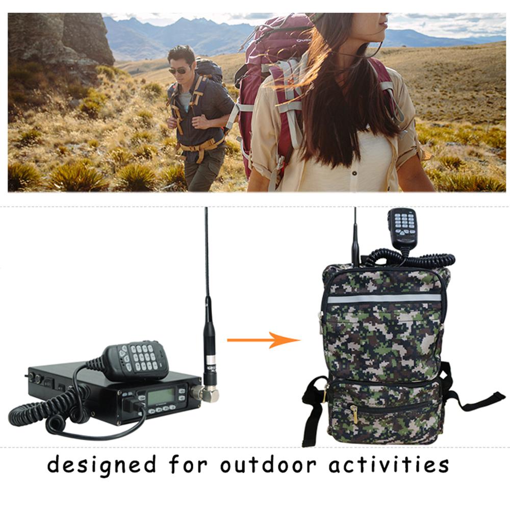 ABBREE 25W Backpack Packable FM VHF/UHF Dual Band ham Amateur Car Mobile Radio Transceivers 12000 battery ABBREE 25W Backpack Packable FM VHF/UHF Dual Band ham Amateur Car Mobile Radio Transceivers 12000 battery