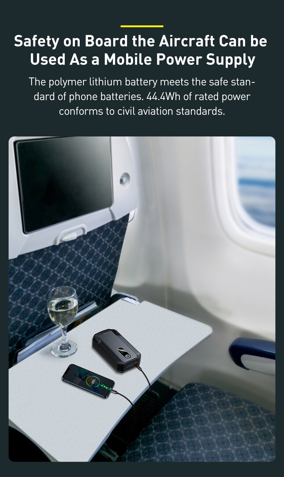 Baseus 20000mAh Car Jump Starter Power Bank 2000A 12V Portable Battery Charger Auto Emergency Booster Starting Device Jump Start